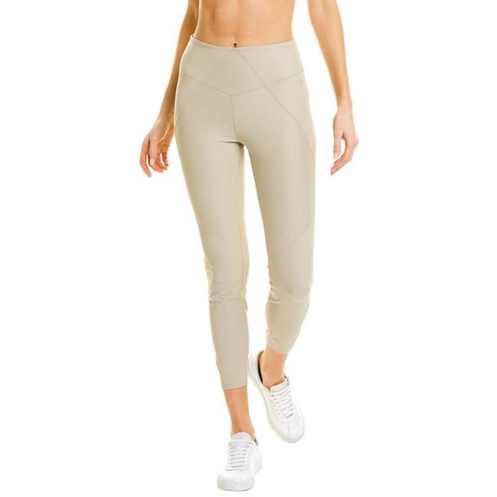 Good American Womens Cream Ankle Cropped Leggings Size M NWT Workout Running